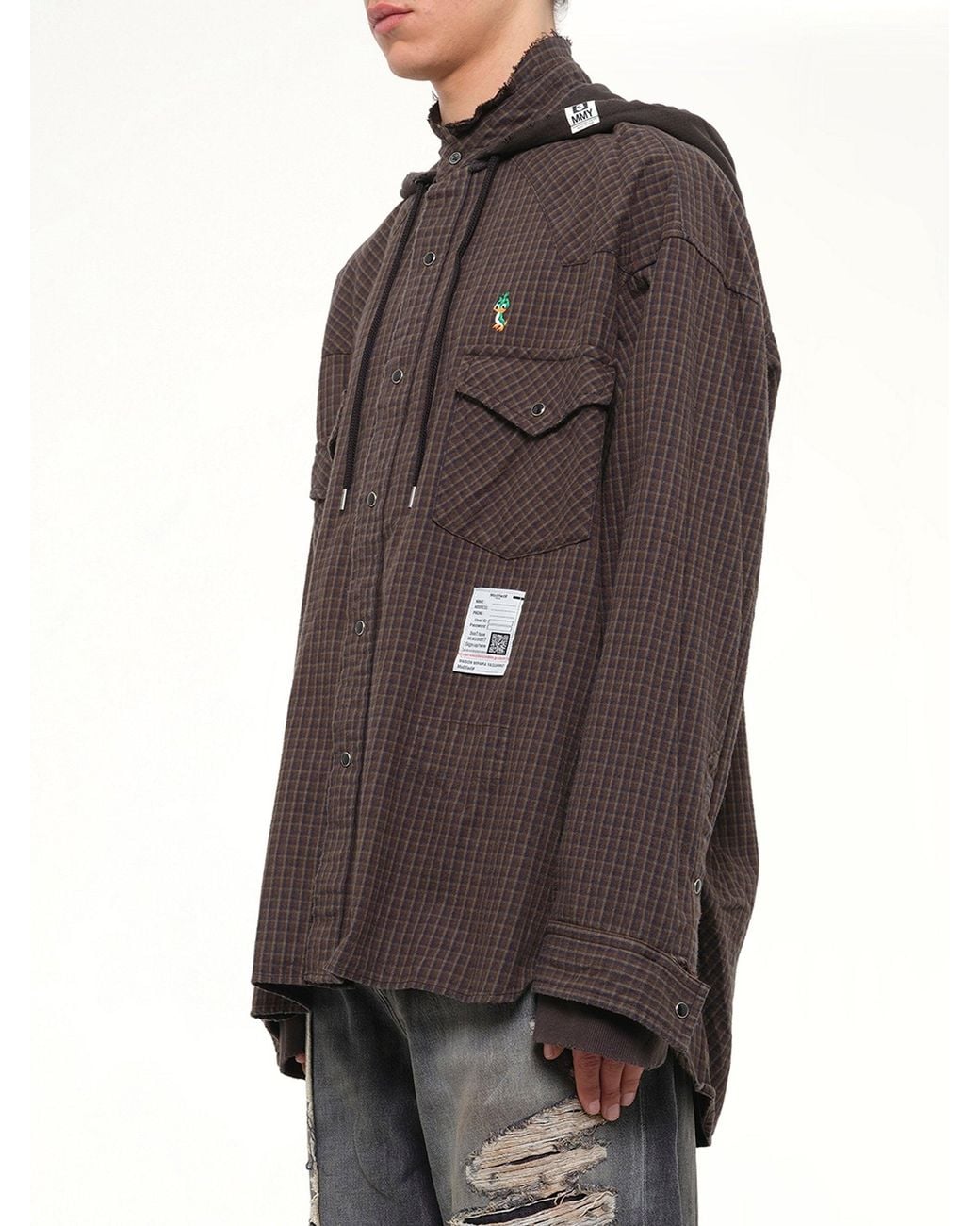 Maison Mihara Yasuhiro Brown Sweat Hoodie L/S Shirts for men