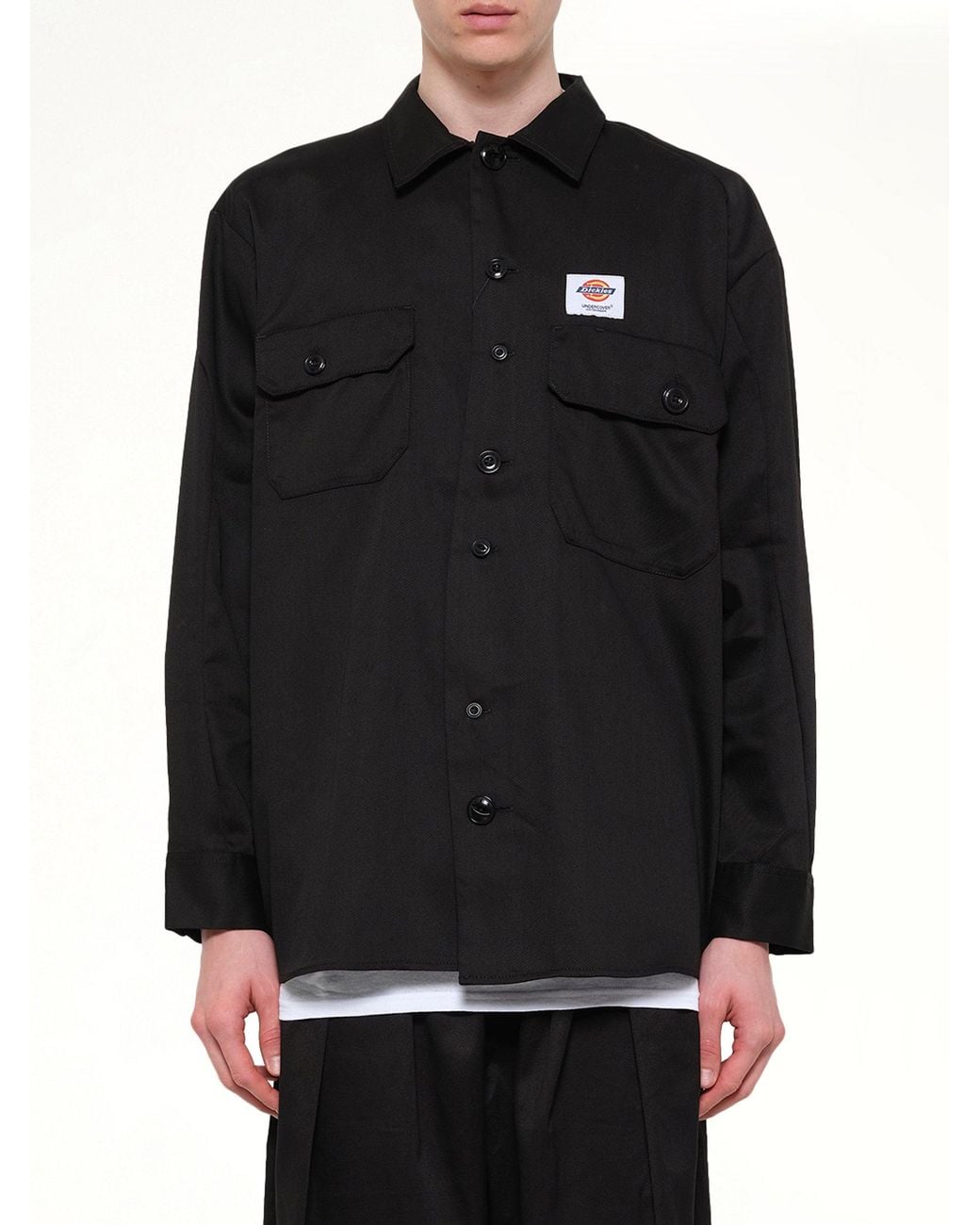 Undercover Black Dickies X Uc Ls Shirt for men