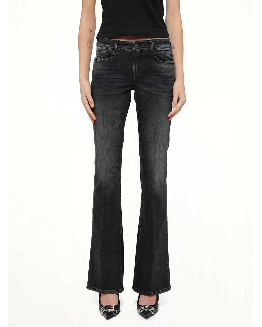 DIESEL Black 1969 D-Ebbey Bootcut Jeans