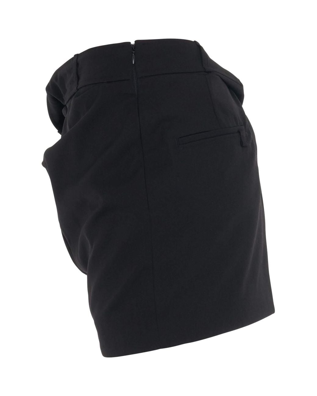 Jacquemus Black Bahia Twist Mini Skirt