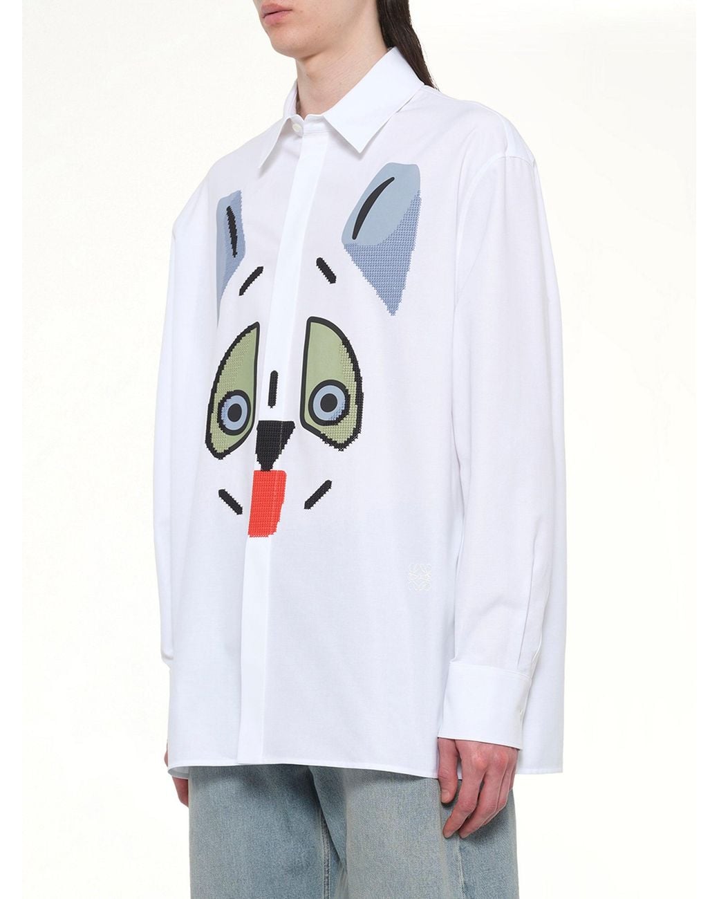 Loewe White Louis Wain Shirt for men