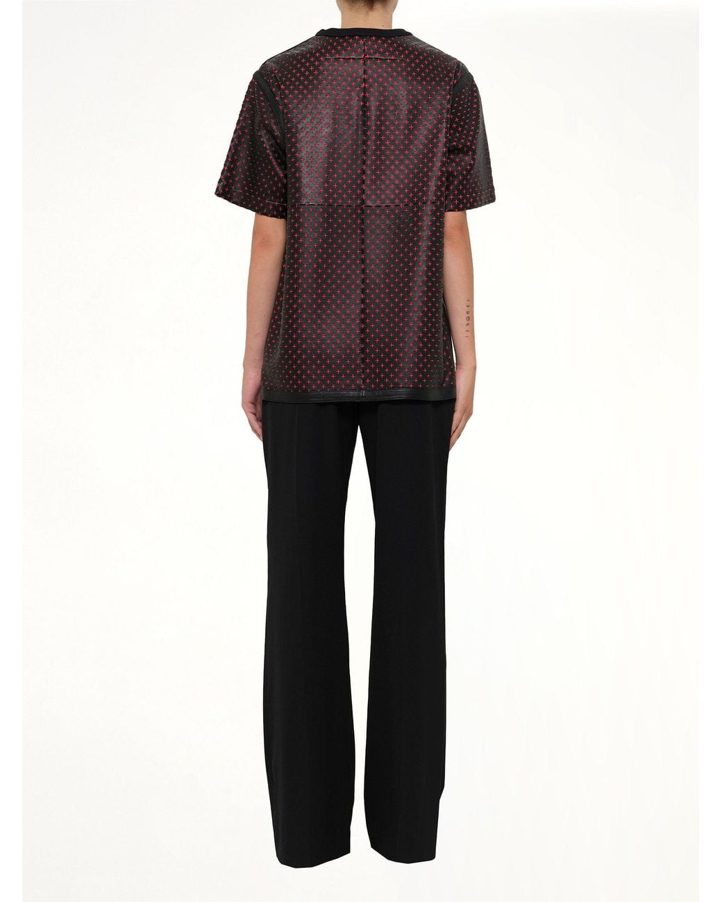 Givenchy Black Leather Top