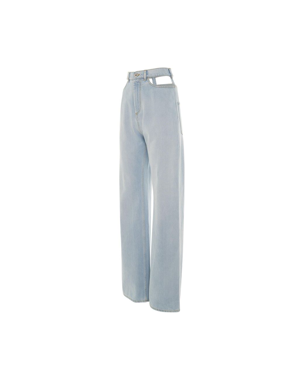 Maison Margiela Décortiqué Relaxed Fit Denim Jeans in Blue | Lyst