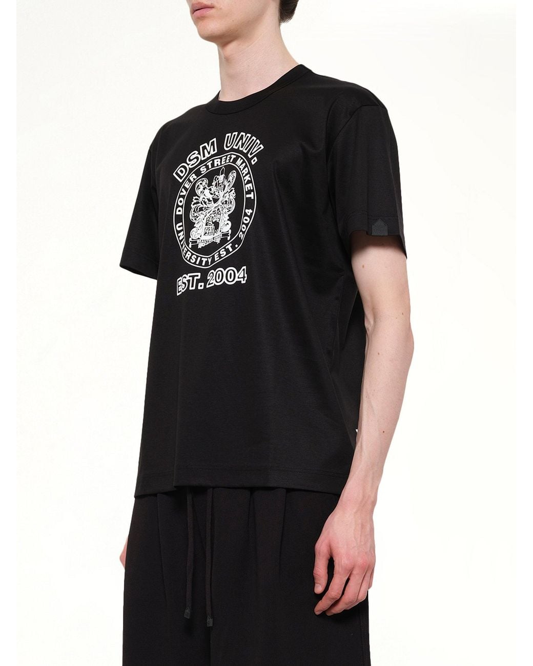 DSM KEI NINOMIYA Black Dsm Univ' T-Shirt for men