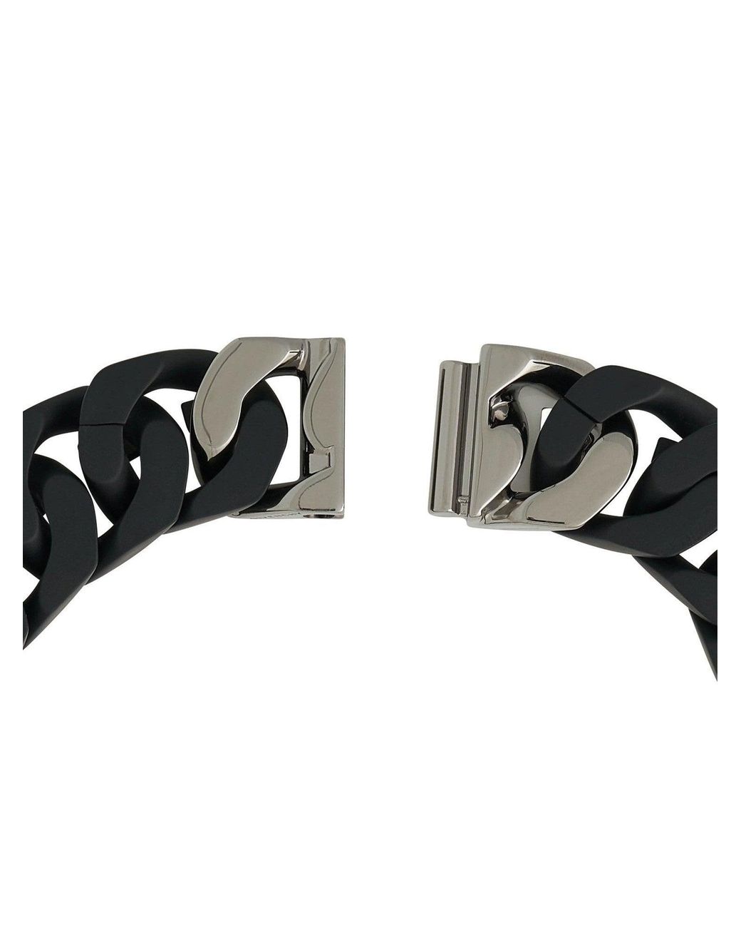 Givenchy Black G Chain Medium Necklace, 100% Brass for men