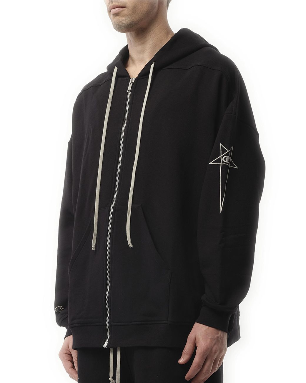 Rick Owens X Champion X Drkshdw Jumbo Jason Hoodie, 100