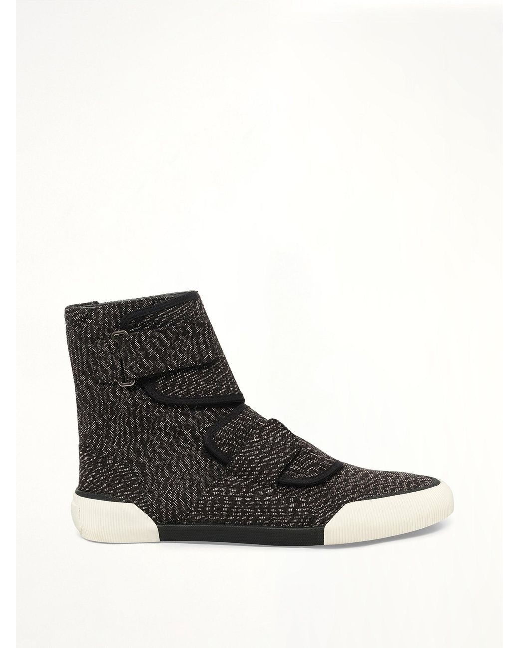 Lanvin Black Zebra High Sneaker for men