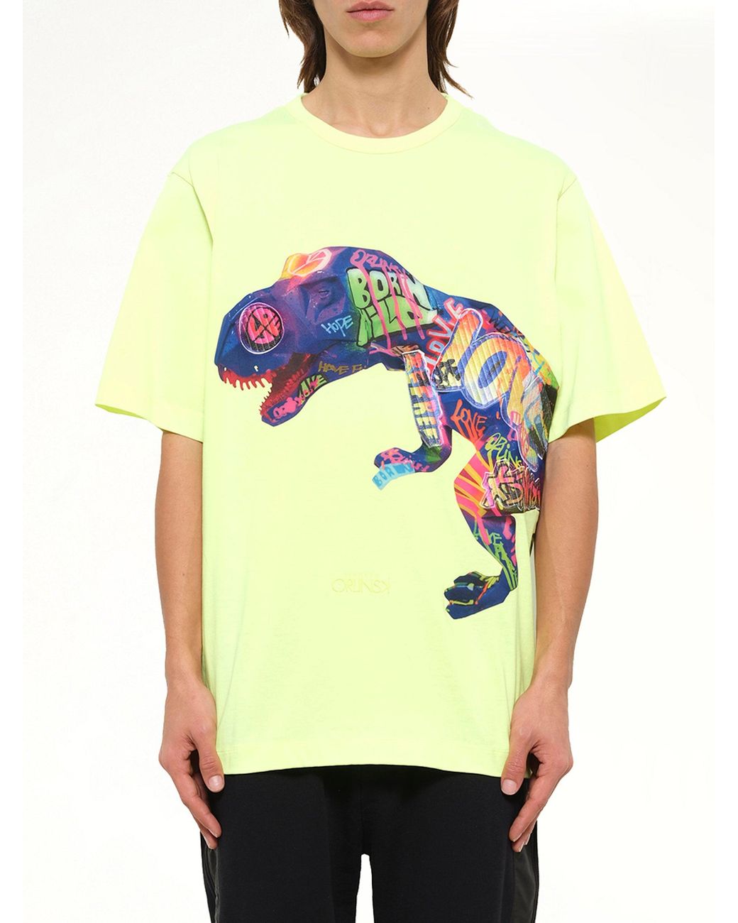 Juun.J Gray T-Rex T-Shirt for men