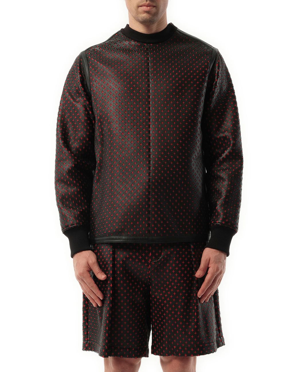 Givenchy Gray Leather Sweatshirt, 100% Leather, Size: Medium for men