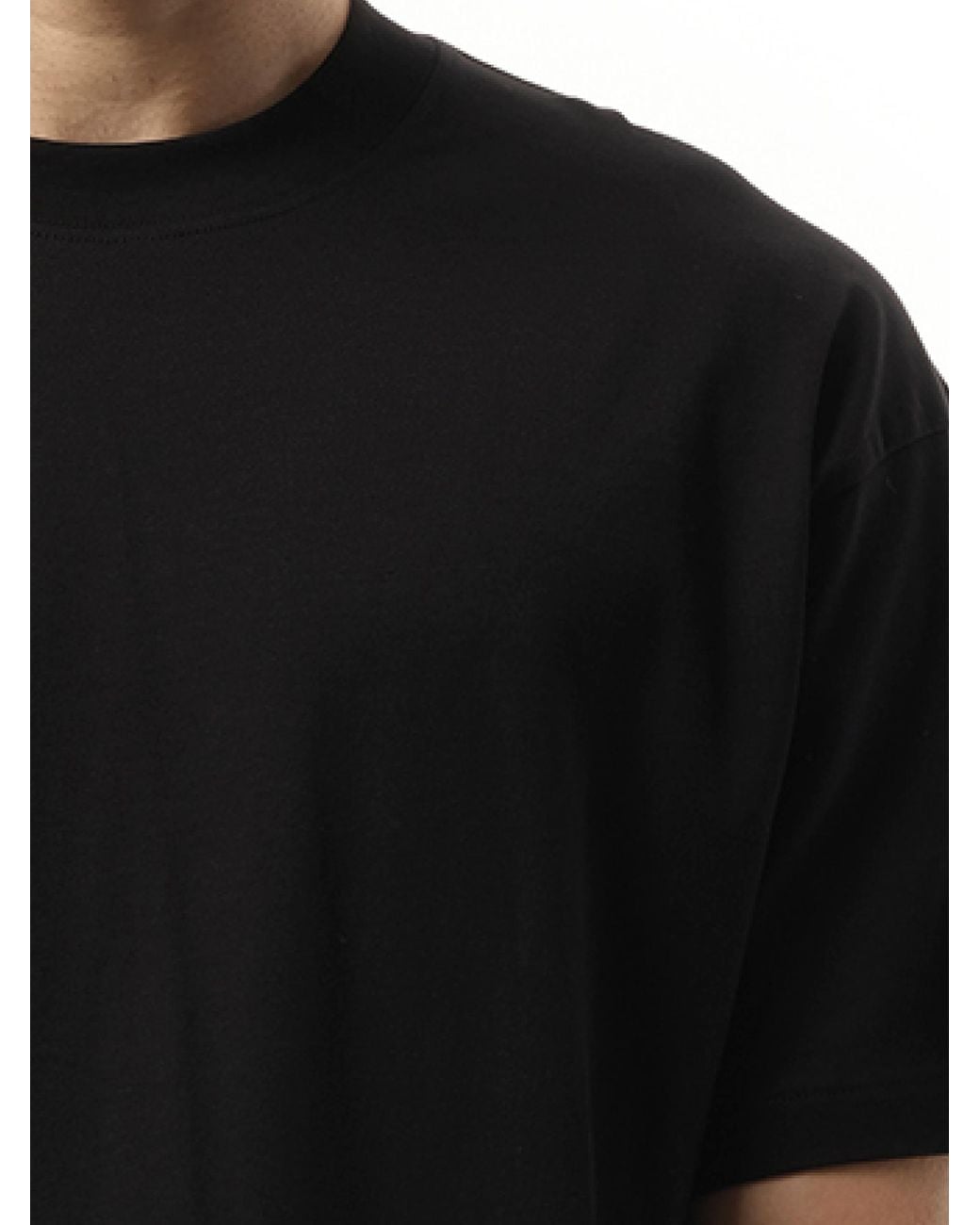 Represent Black Initial Oversized T-Shirt, Short Sleeves, 100% Cotton for men