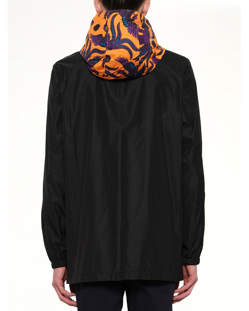 KENZO Black Logo Coach Jacket for men