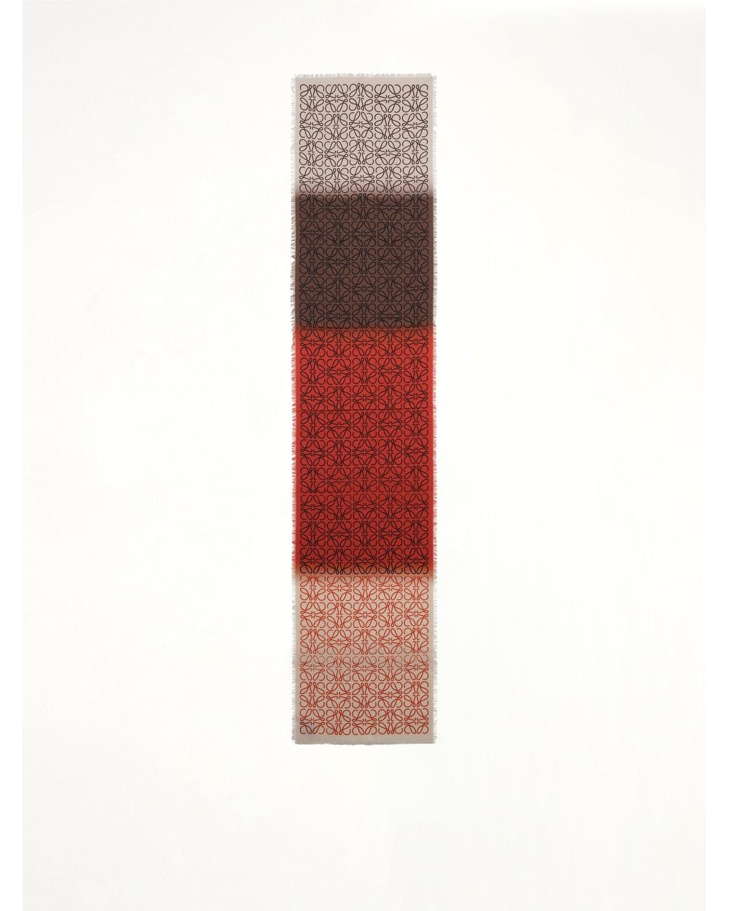 Loewe Red 45X200 Anagram Scarf