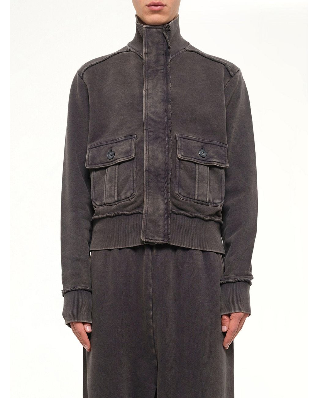 Entire studios Gray Supply Track Jacket for men