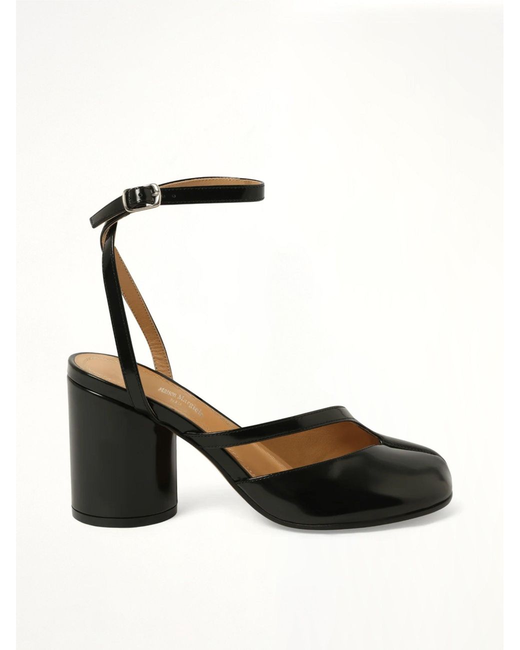 Maison Margiela Black Tabi Sandal Pump 8Cm