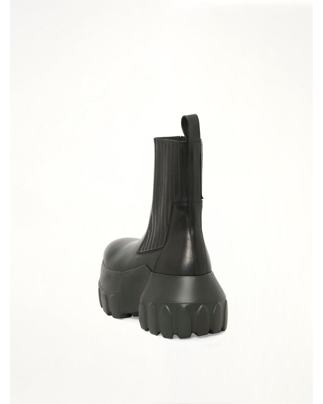 Rick Owens Black Beatle Mega Tractor Boots