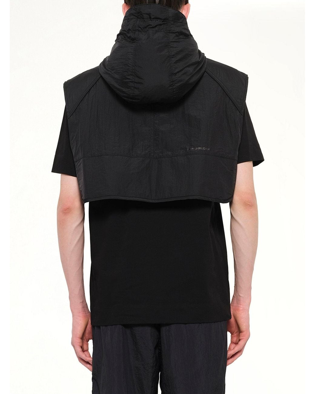 Juun.J Black Hood Top for men