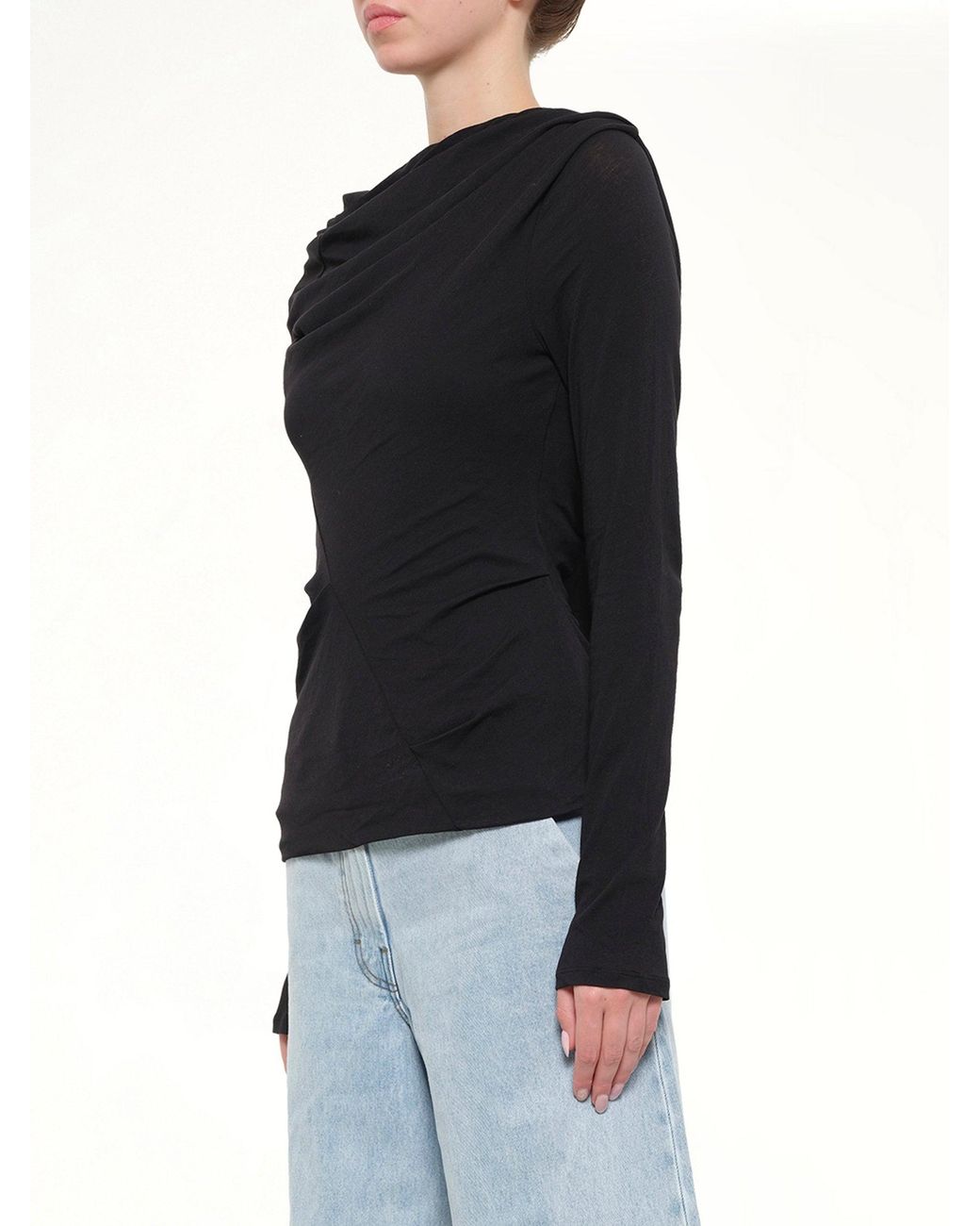 Entire studios Black Twist Top