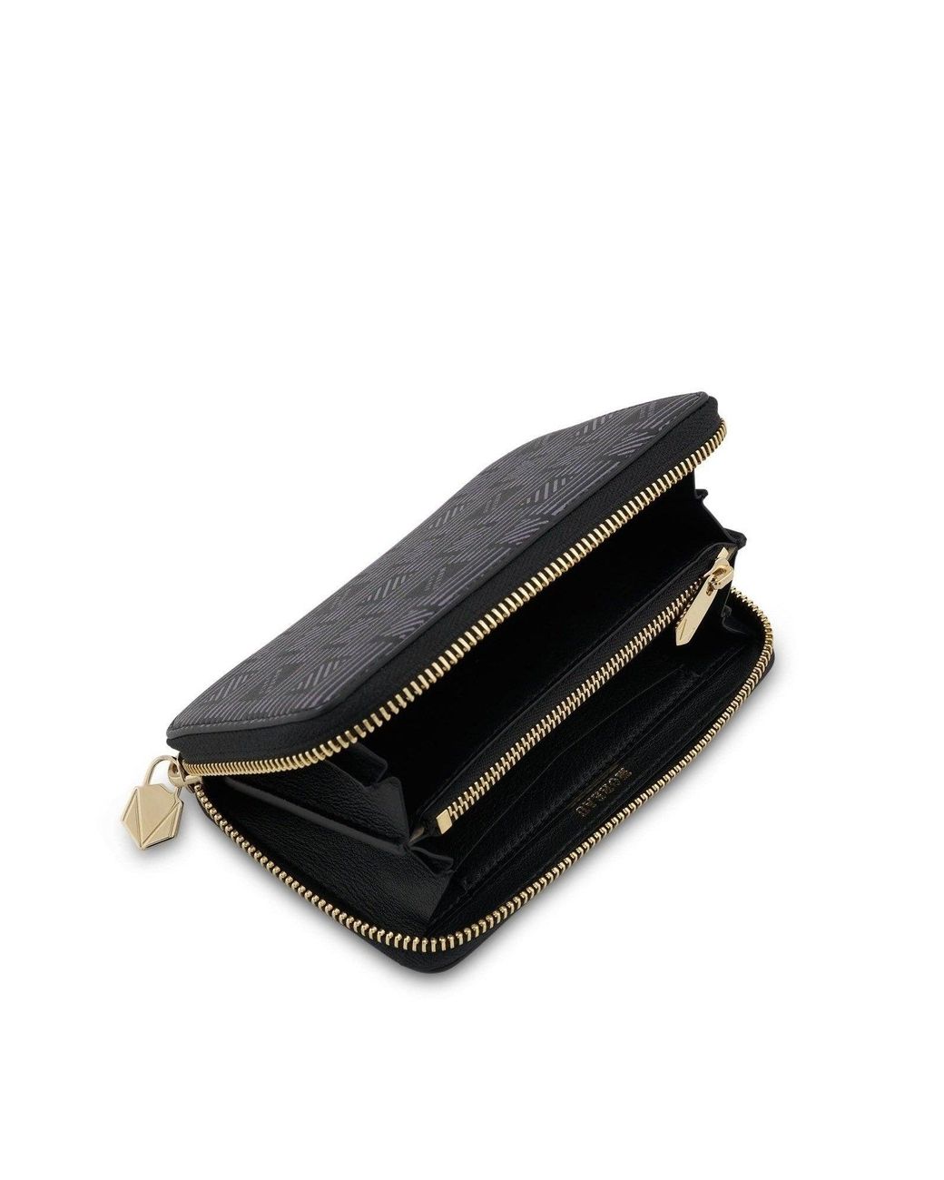 Moreau Black Continental Zip Wallet