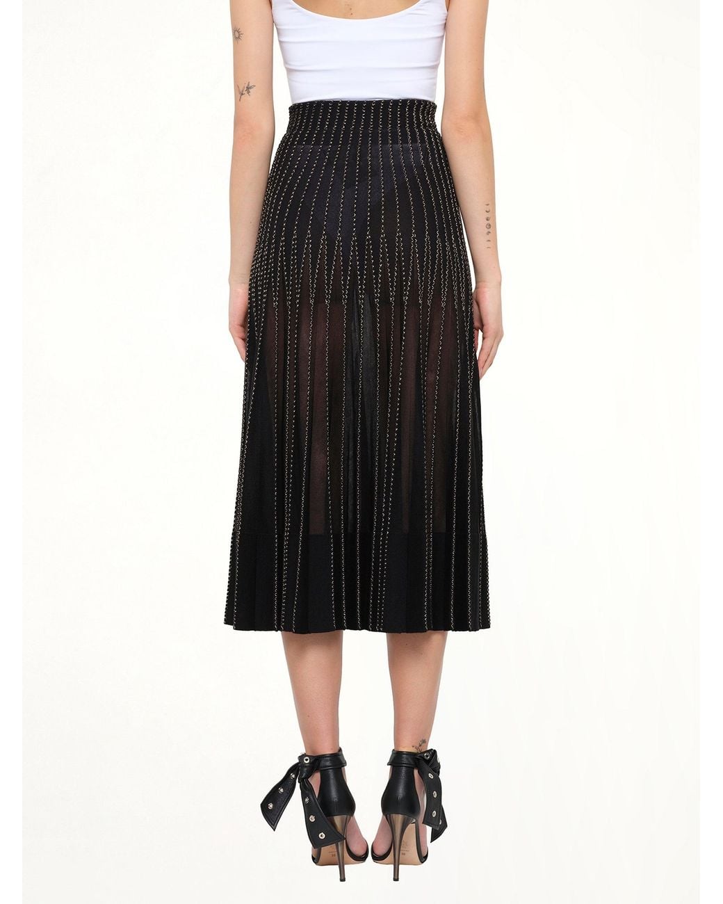 McQueen Black Skirt