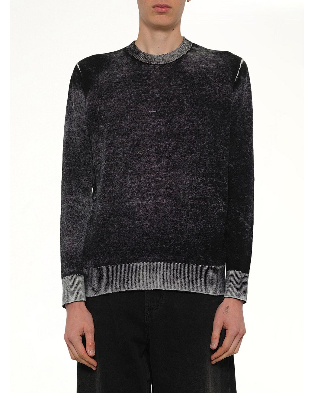 DIESEL Black K-Laurent Sweater for men