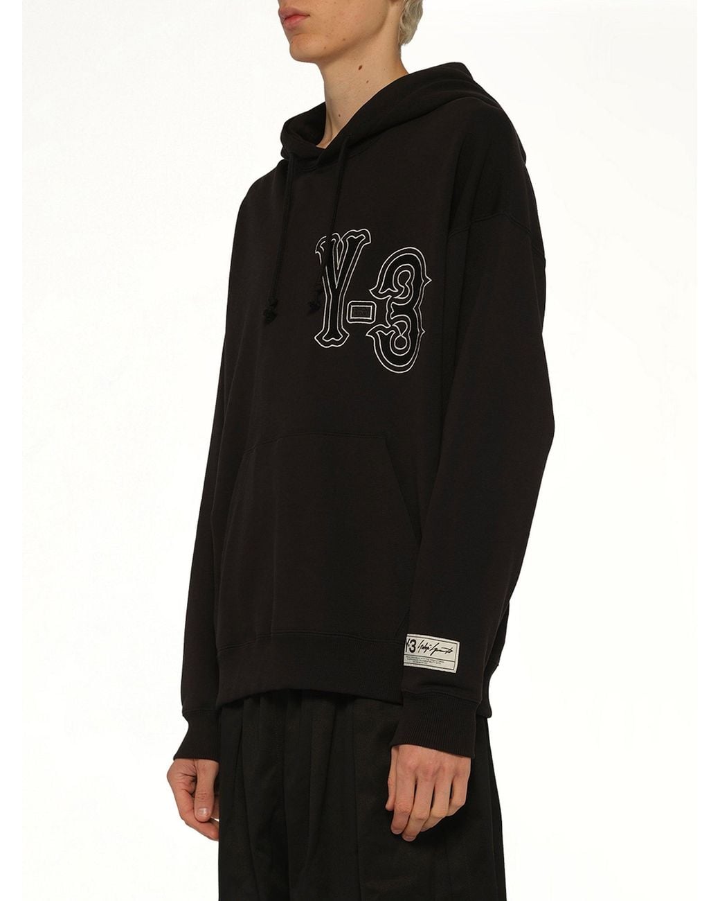 Y-3 Black Elite 5 Graphics Hoodie for men