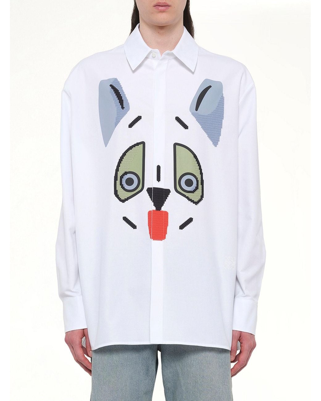 Loewe White Louis Wain Shirt for men