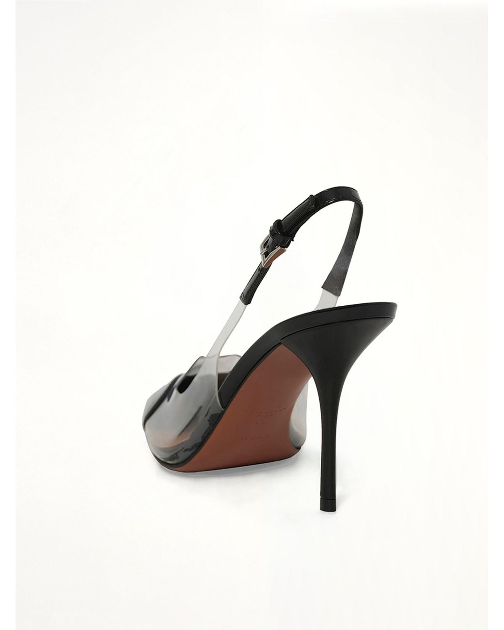 Alaïa Metallic Le Coeur Slingbacks H90