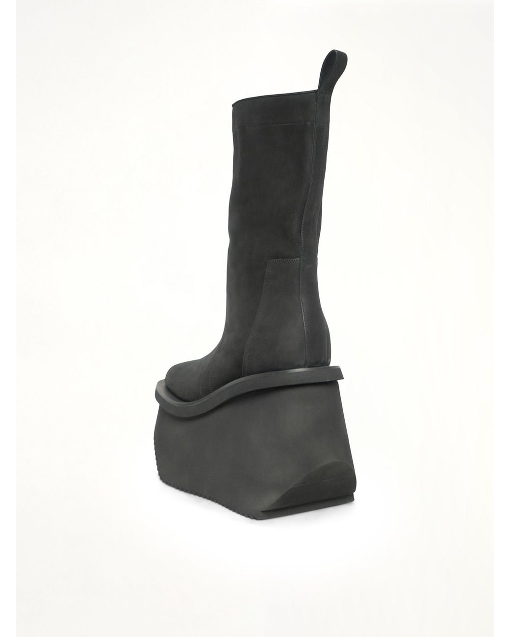 Rick Owens Black Factory Boots for men