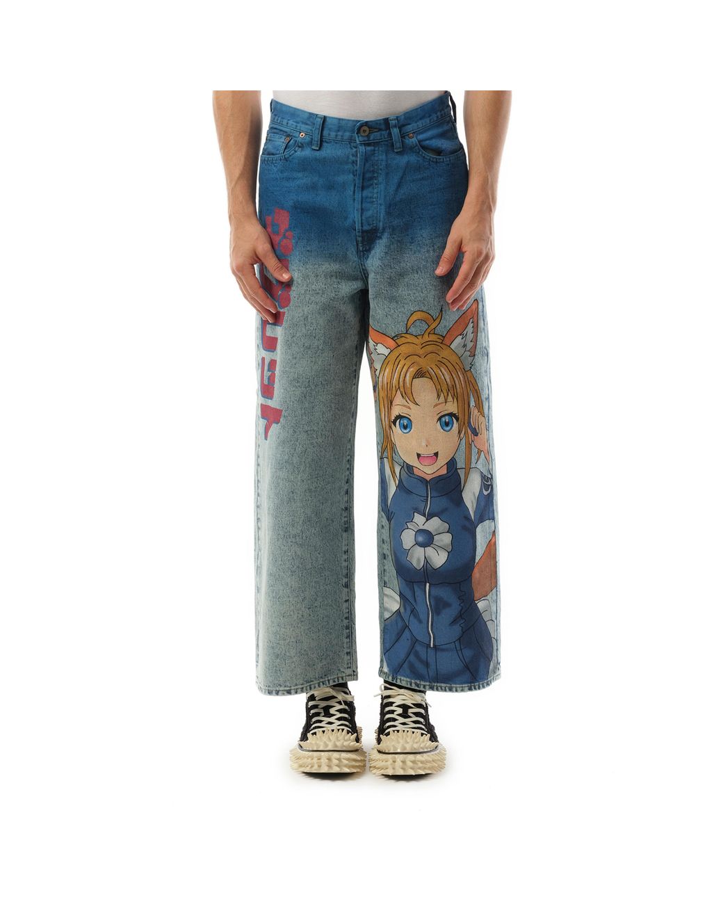 オーラリー ハードツイストデニム HAND PAINTED PANTS 25 オーラリー ハードツイストデニム HAND PAINTED PANTS 25