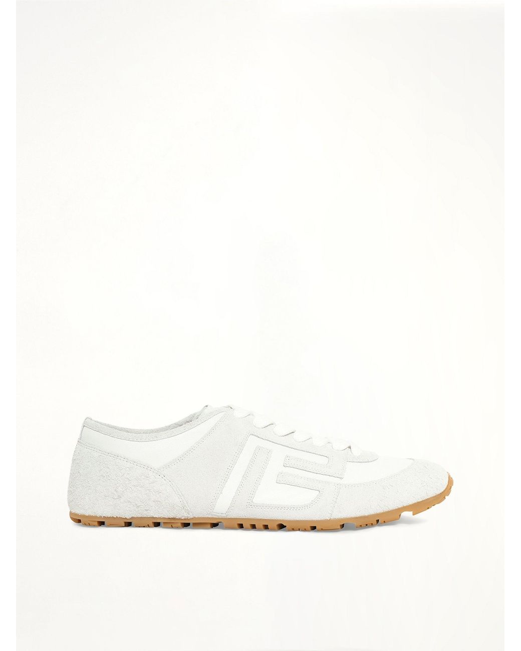 Balmain White Racer 45 Sneaker for men