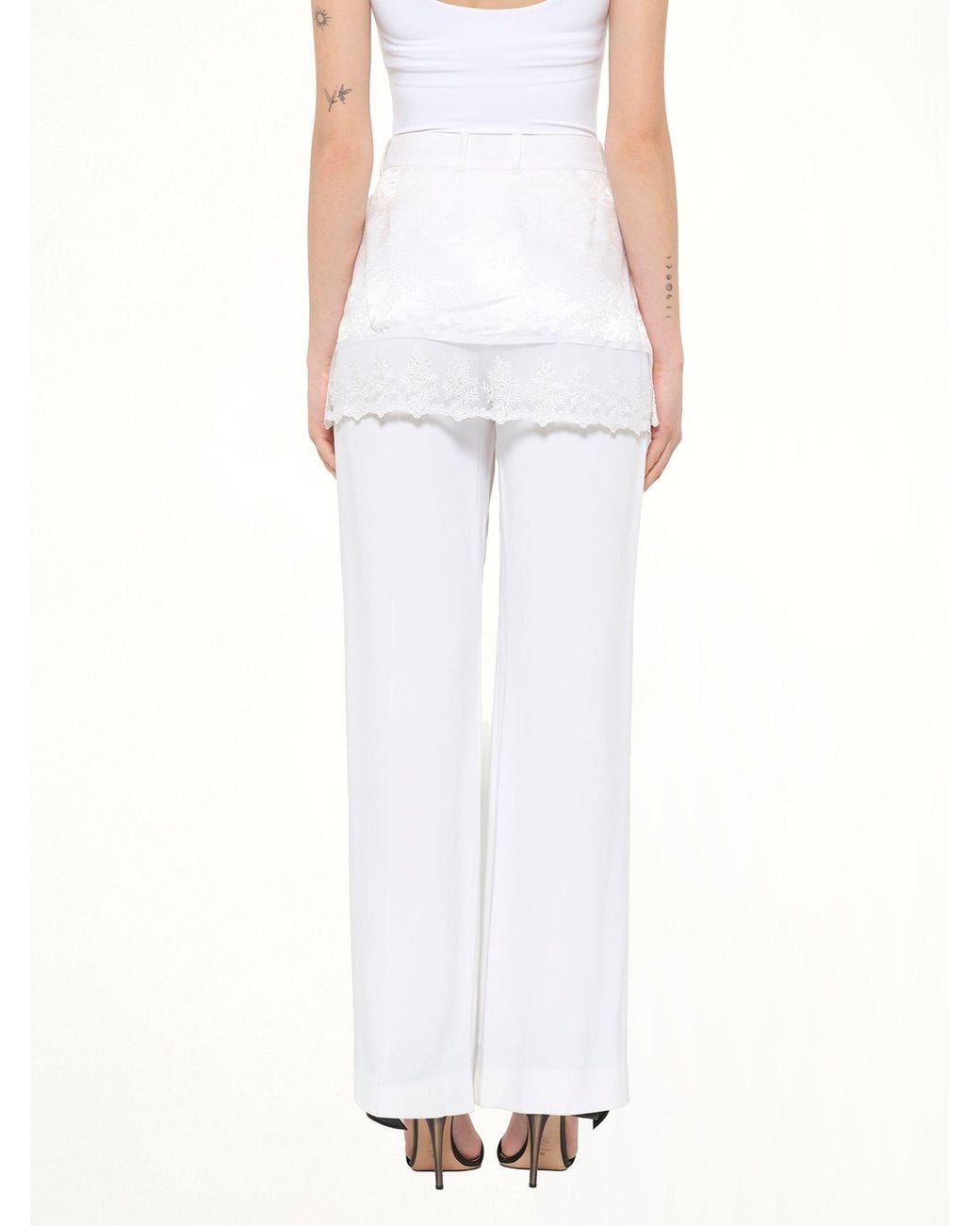 Givenchy White Trousers