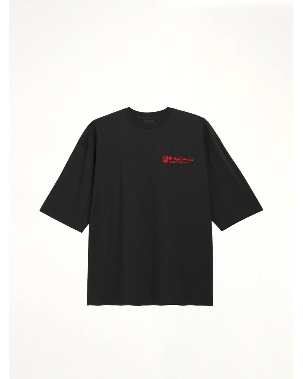 Willy Chavarria Black Adidas X Chavarria Atelier T-Shirt for men