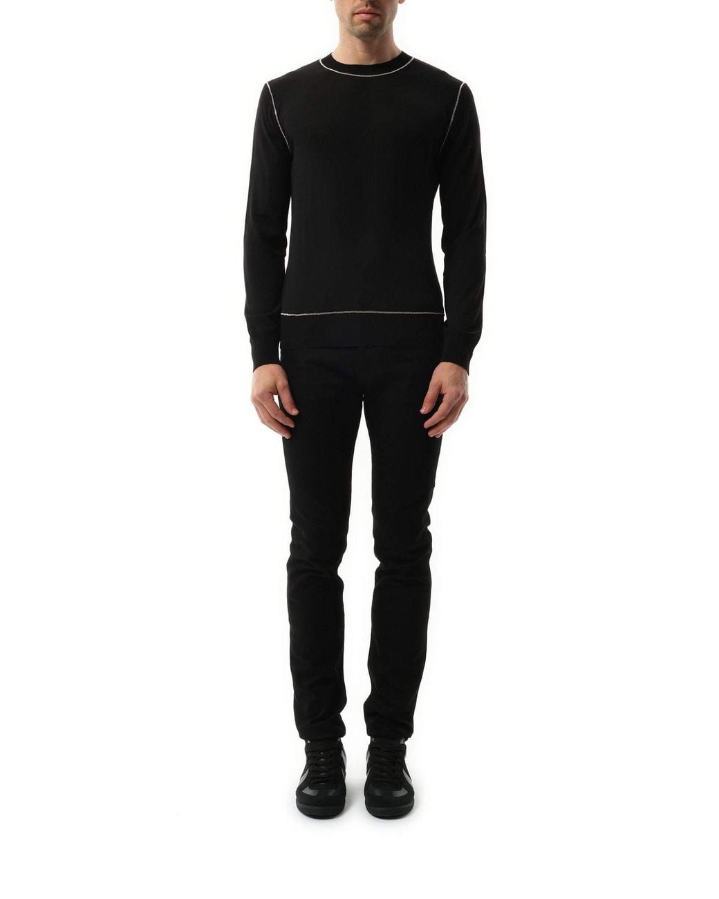 Givenchy Black Pullover, Size: Medium for men