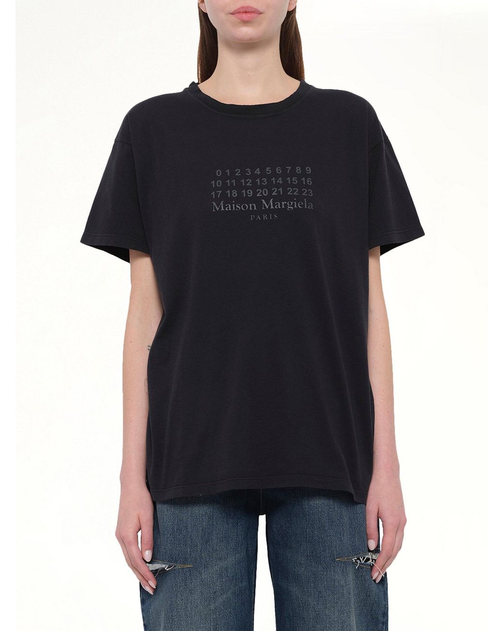 Maison Margiela Black Logo T-Shirt