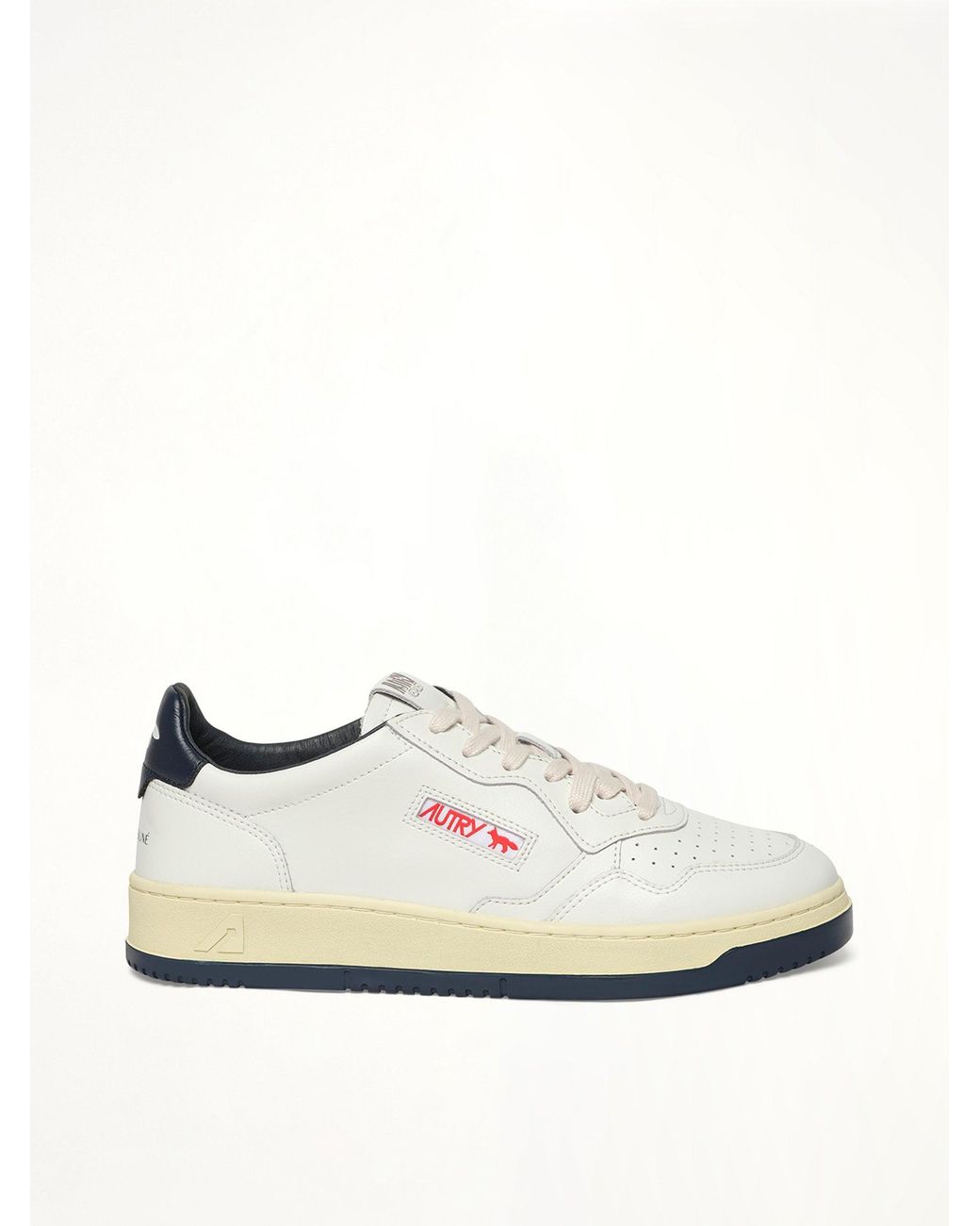 Autry White Maison Kitsune Medalist Sneaker for men