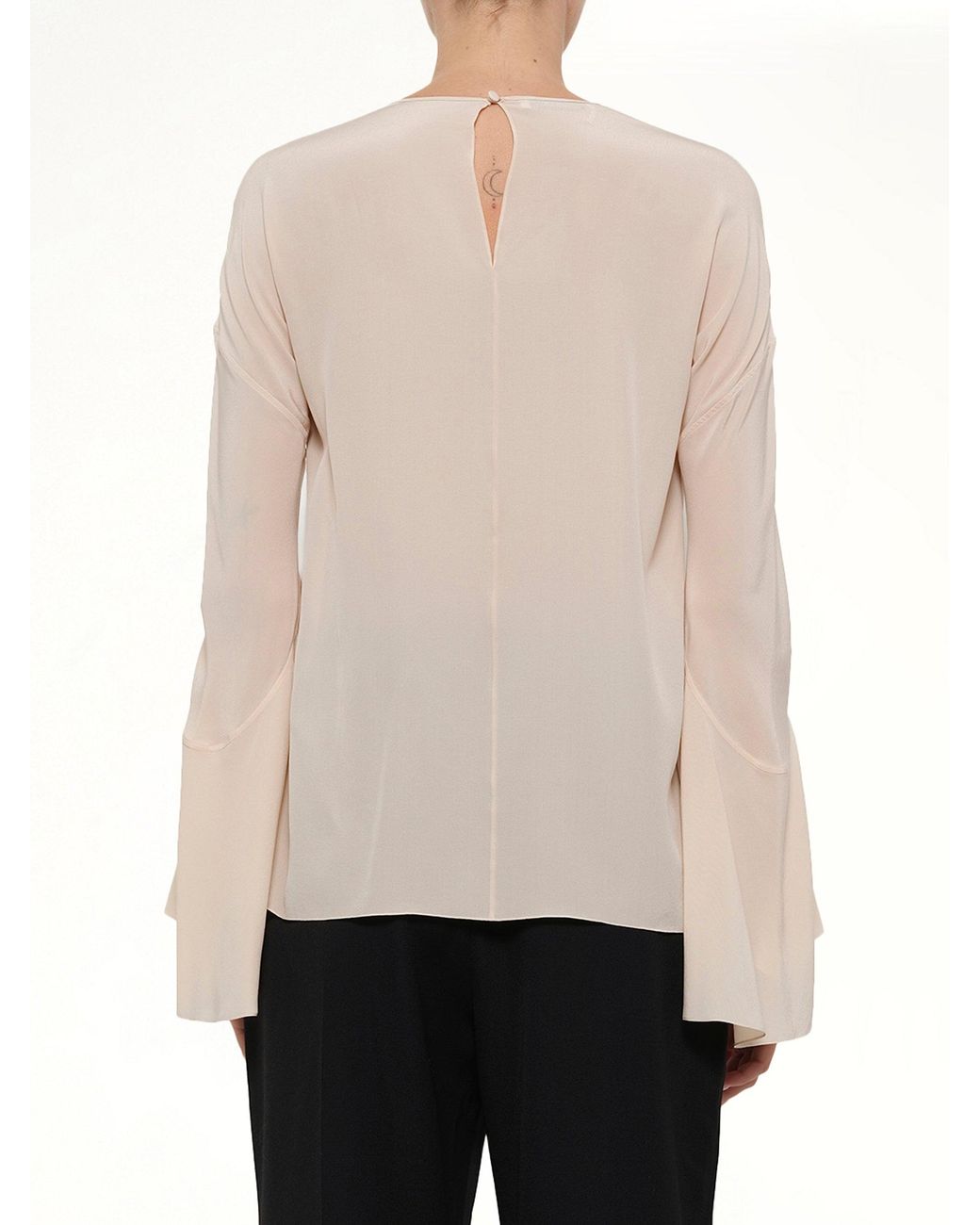 Givenchy White Long Sleeve Top