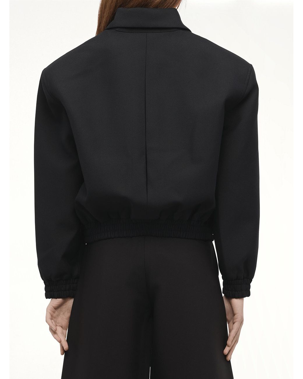 Fax Copy Express Zip Shoulder Jacket, 100% Polyester, Size: Medium