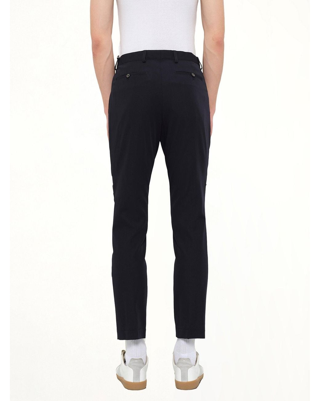 Lanvin Black Slim Crop Patch for men