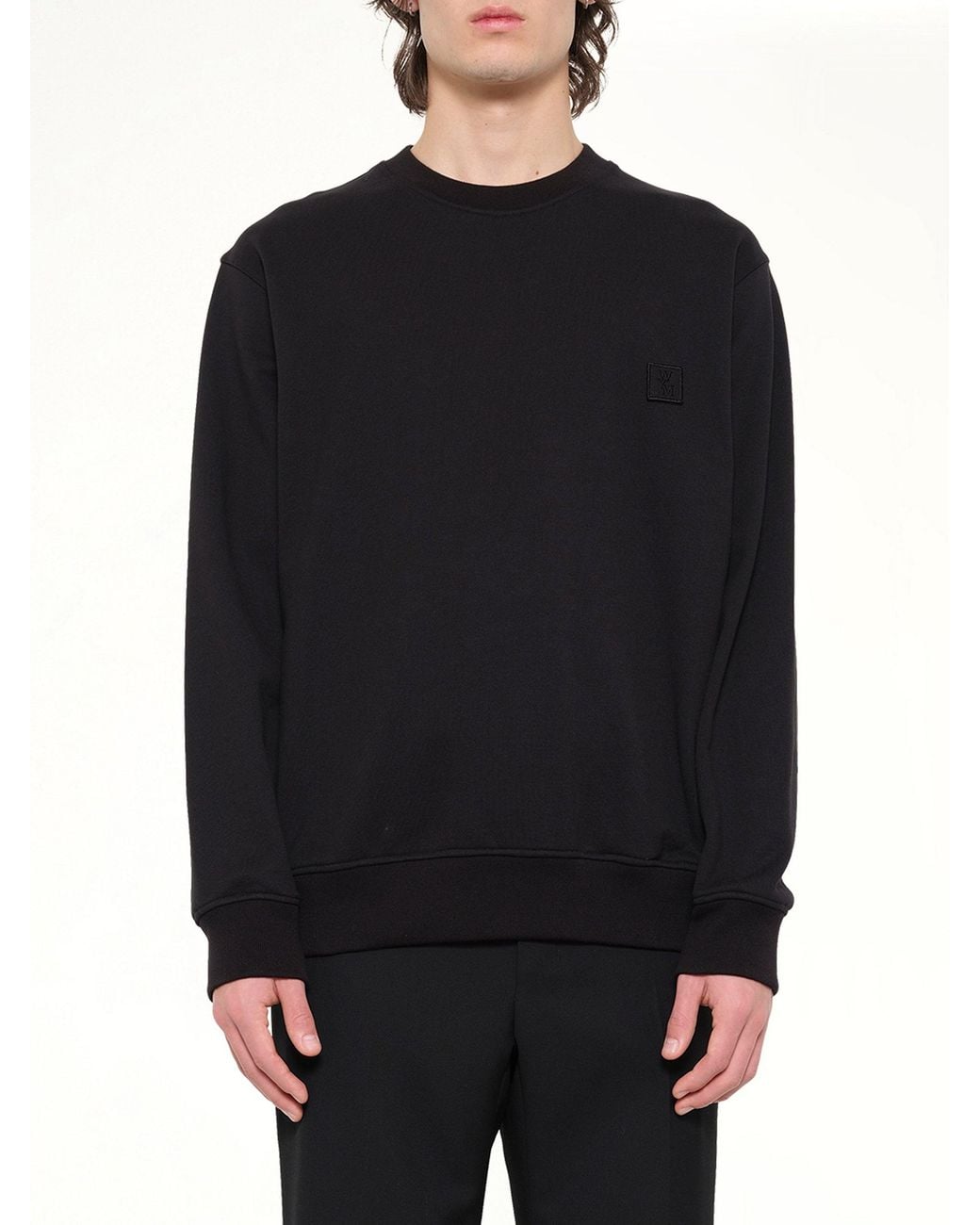 Wooyoungmi Black Back Logo Sweatshirt for men