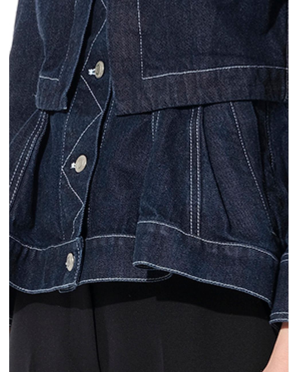 McQueen Blue Raw Denim Jacket