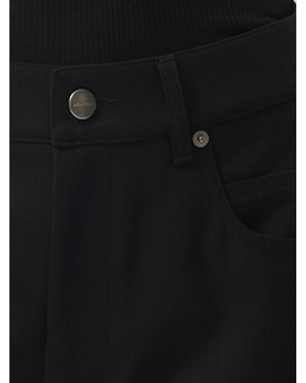 Rick Owens Black Detroit Cut Pants