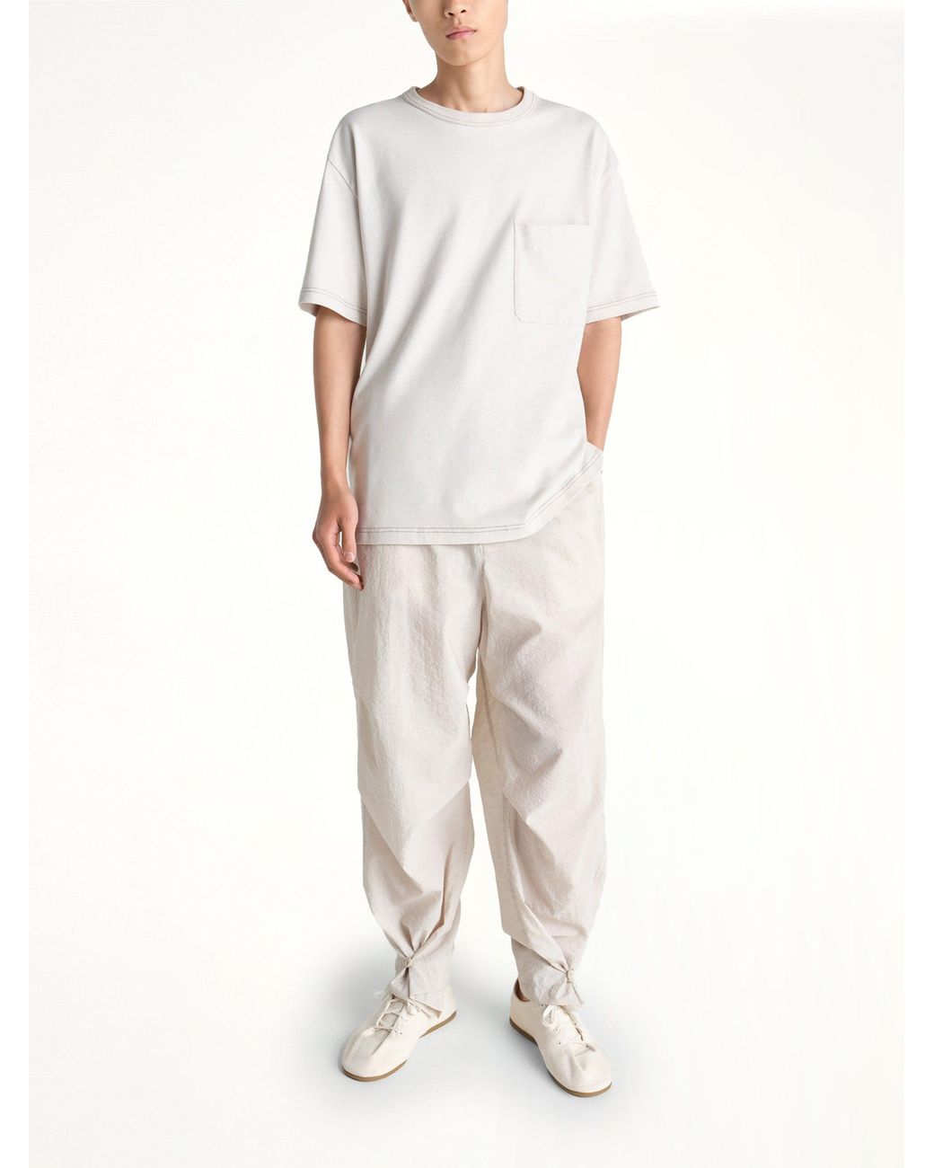 Lemaire White Boxy Ss T-Shirt for men