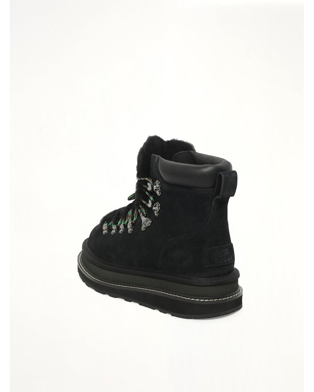 Sacai Black Ugg Hiker