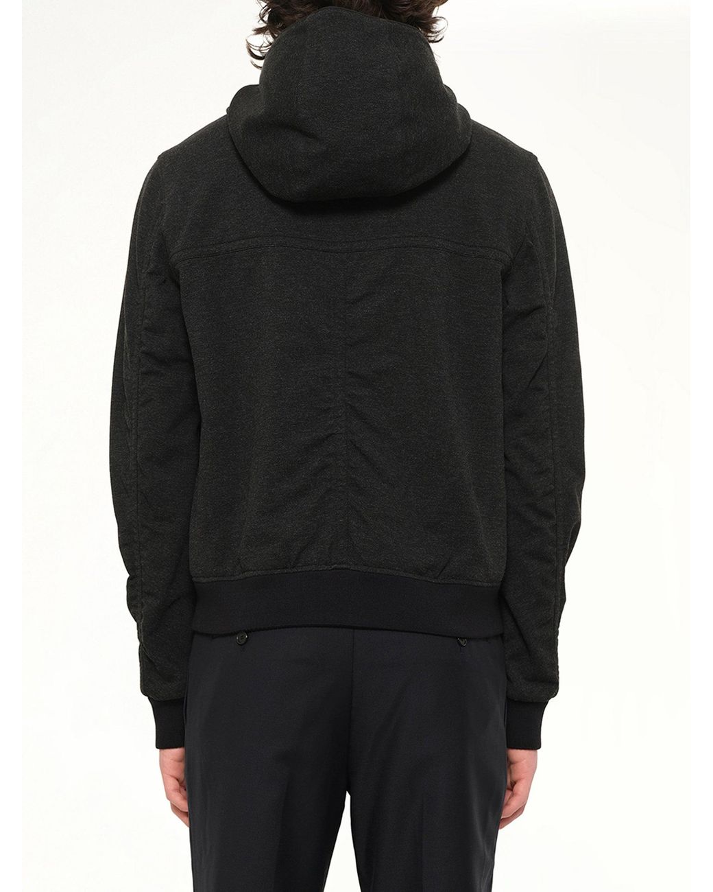 Wooyoungmi Black Track Jacket for men