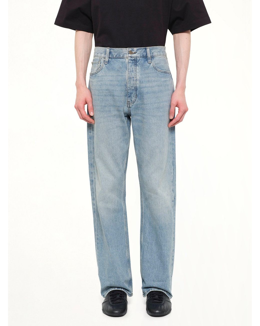 Fear Of God Blue Denim 5 Pocket Jeans for men