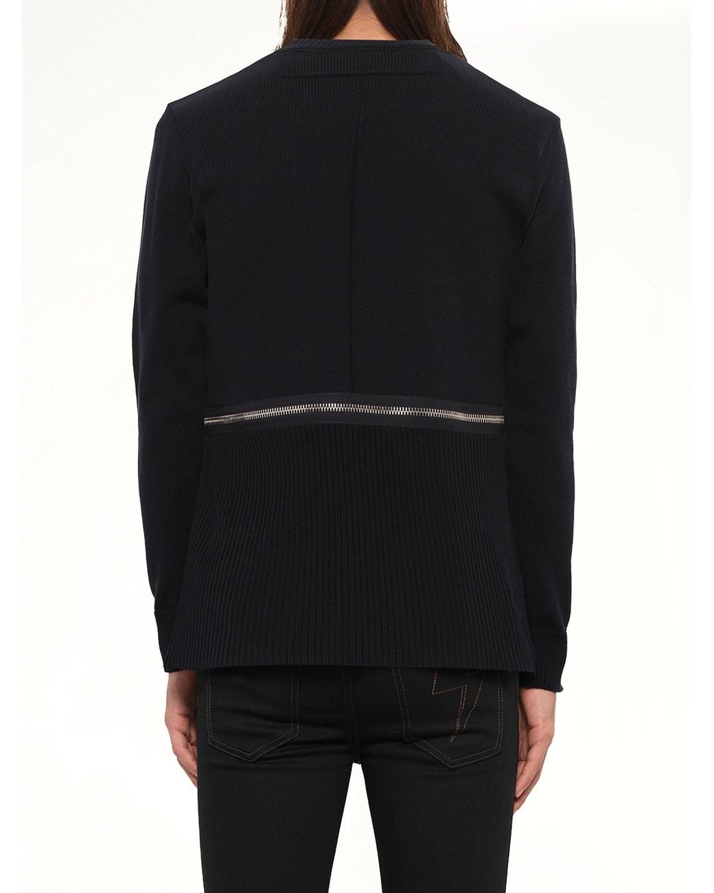 Givenchy Black Podium Zip Pullover for men