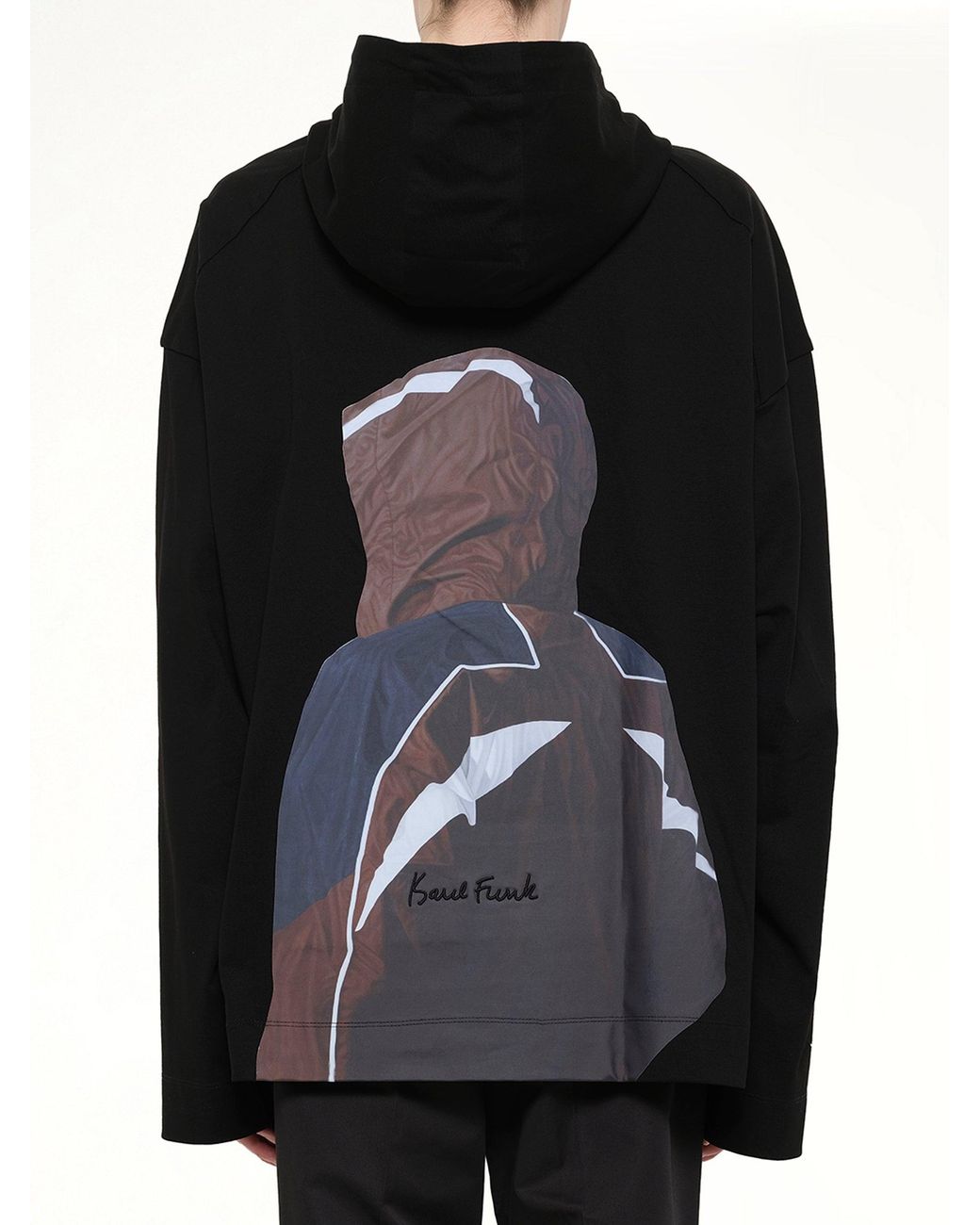Juun.J Black Hoodie for men
