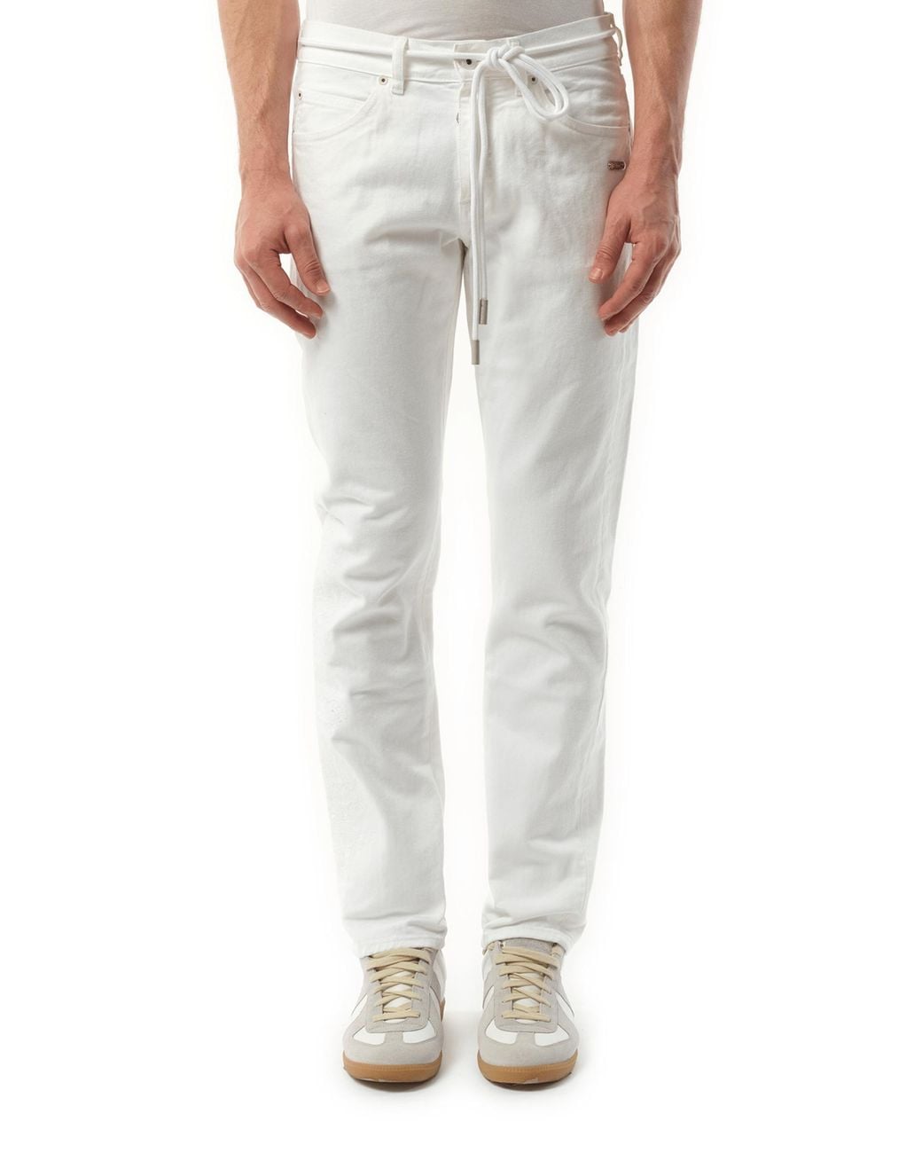 Off-White c/o Virgil Abloh Gray Slim Back Dart Jeans for men