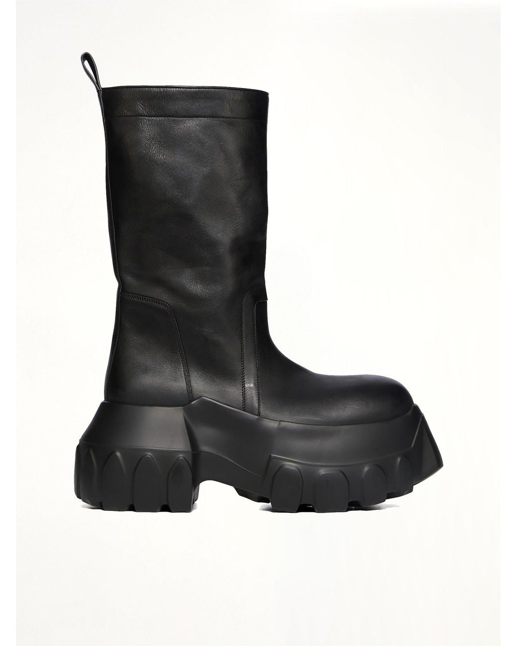 Rick Owens Black Pull On Mega Tractor