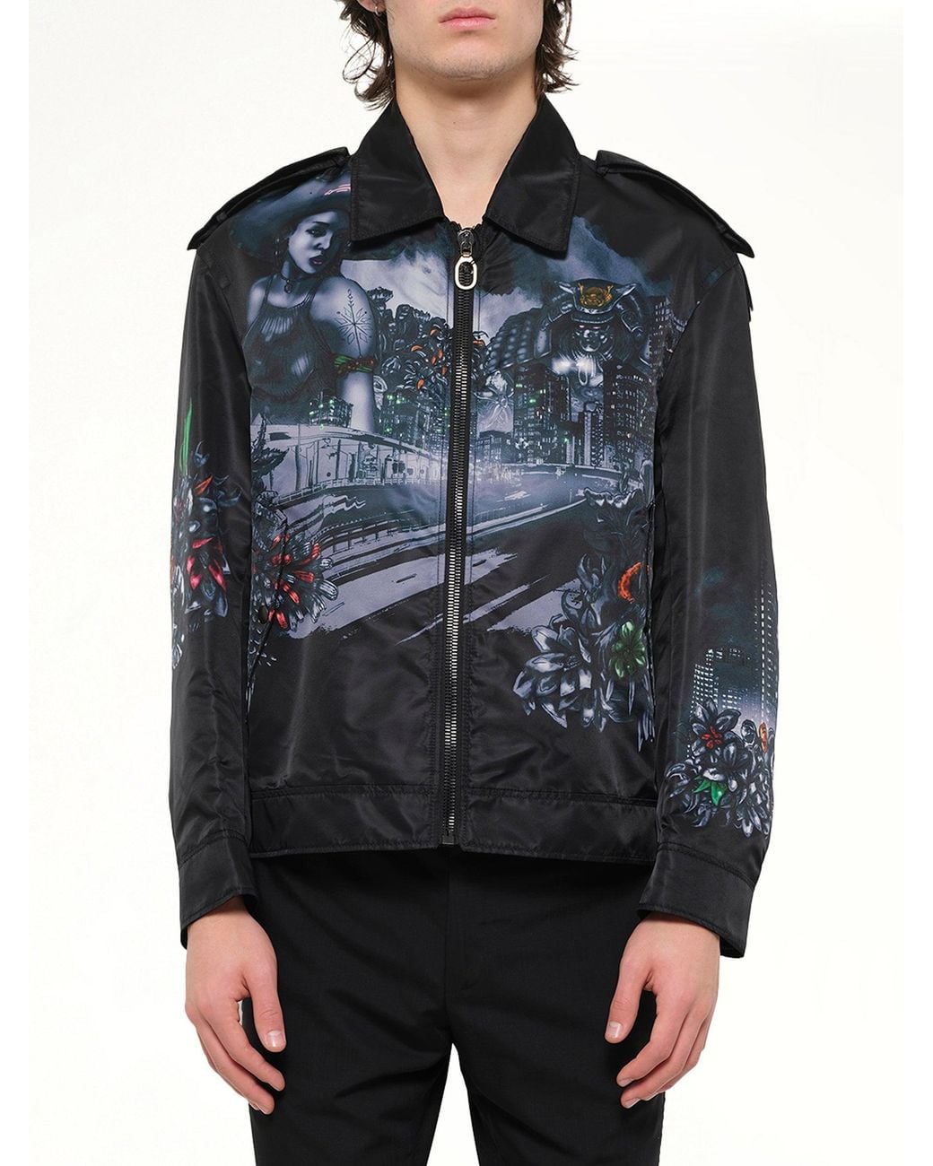 Lanvin Blue Shilder Jacket for men